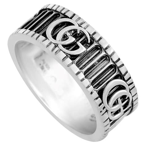 gucci ring with double g in silver|gucci silver rings australia.